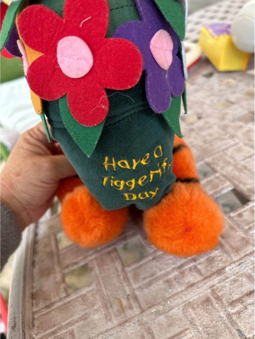 Disney Tigger Plush with Flower Costume 